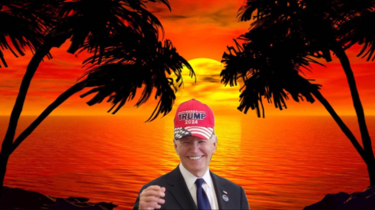 Joe Biden Wears Trump Hat!