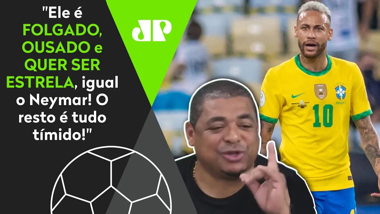 "Eu só vejo UM cara pra fazer DUPLA com o Neymar na Seleção! SABE QUEM?" Vampeta DÁ AULA