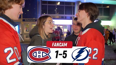250 $ POUR UN JERSEY DE CAUFIELD ? | MTL 1-5 TBL