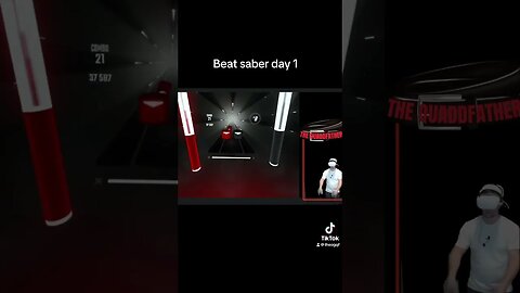 Did I just fall in love with beat saber? #vr #oculusquest #shorts