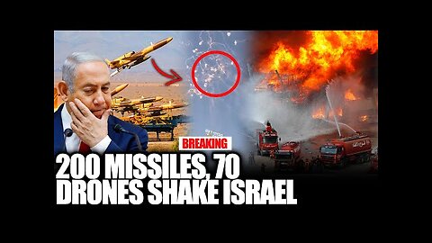 PANIC IN TEL AVIV! Massive Missile Strike From Lebanon Rattle Israeli Cities