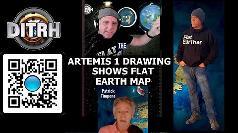 [DITRH SHORTS] Artemis 1 Drawing Shows Flat Earth Map - Patrick Timpone - OneRadioNetwork