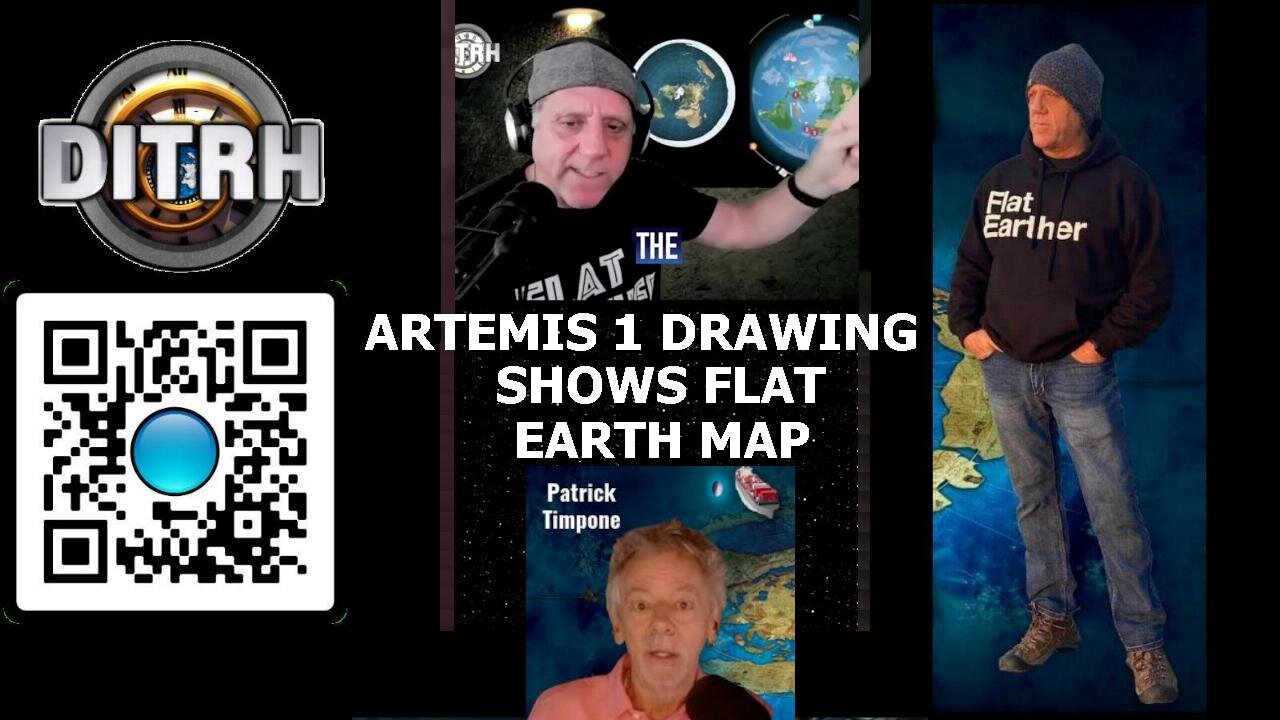 [DITRH SHORTS] Artemis 1 Drawing Shows Flat Earth Map - Patrick Timpone - OneRadioNetwork
