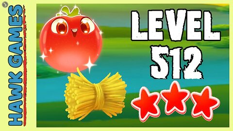 Farm Heroes Super Saga Level 512 Hard - 3 Stars Walkthrough, No Boosters