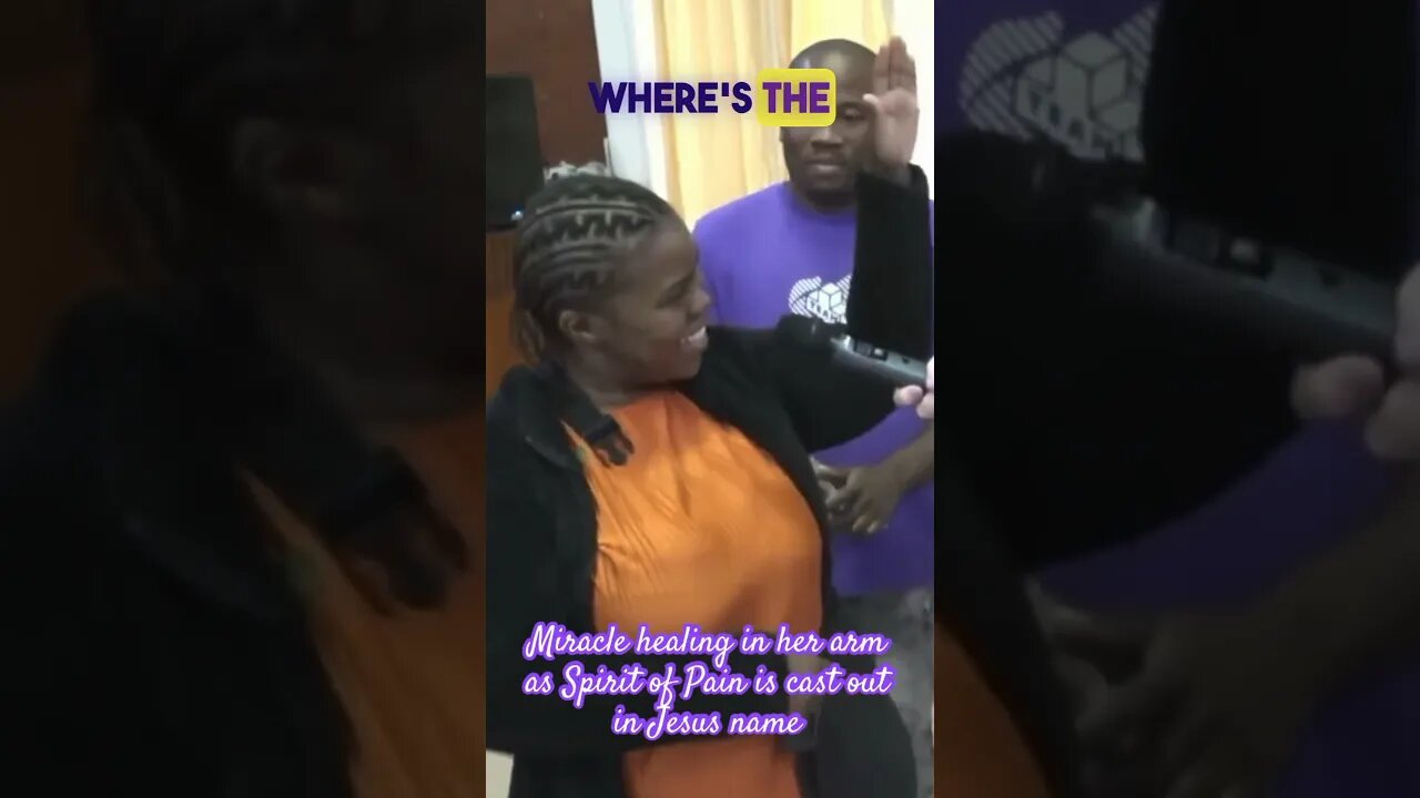 Miracle Healing in her arm as Spirit of Pain is cast out in Jesus mighty name #deliverance #armpain