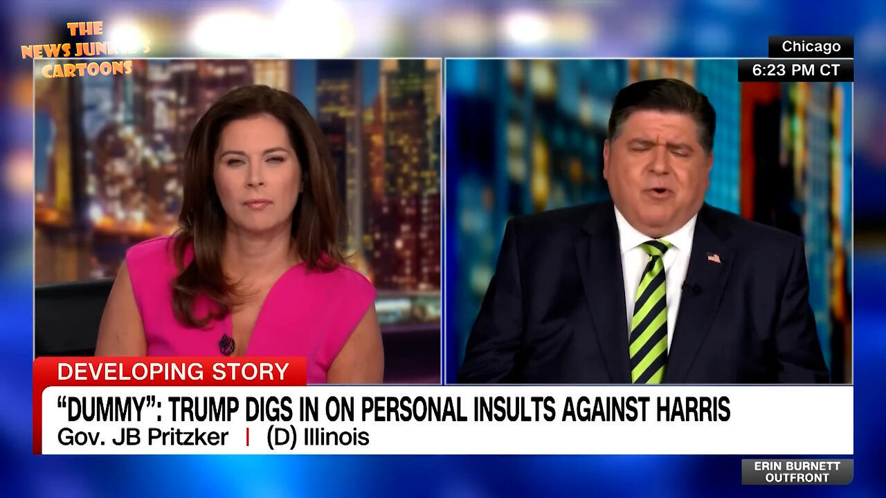 You can't make this shit up. Dem Pritzker: "Trump sits around all day & doesn't actually do much. He's got to go out & do some work. Kamala answers questions along the way when she's moving from one place to another."