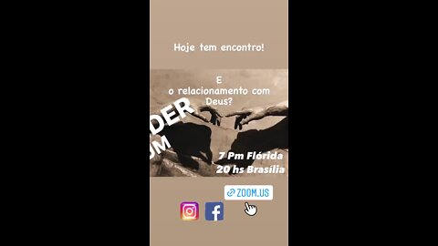 Encontro no Evangelho, onde a Graça de Deus é de Graça. https://zoom.us/j/88127668434