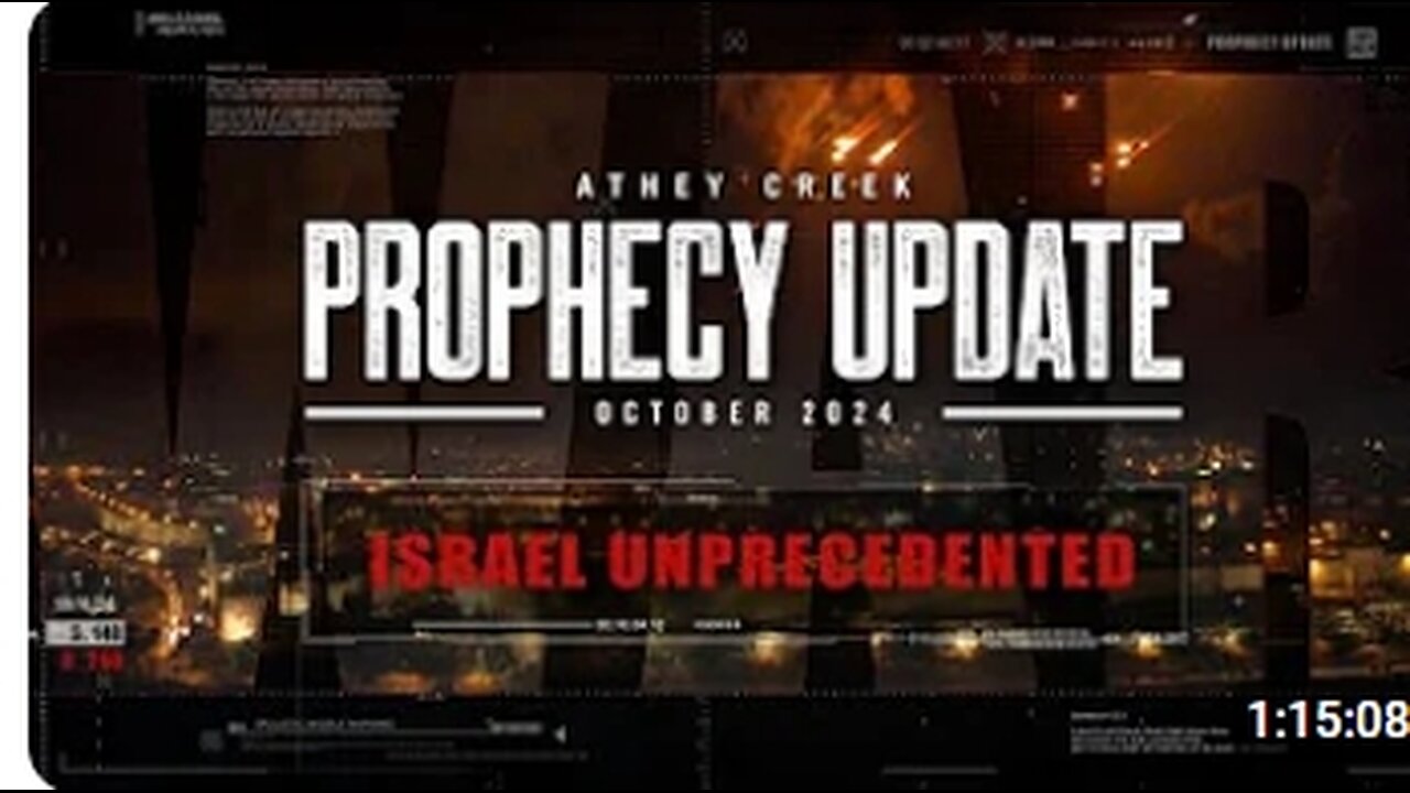 Prophecy Update _ October 2024 _ Israel Unprecedented - Brett Meador