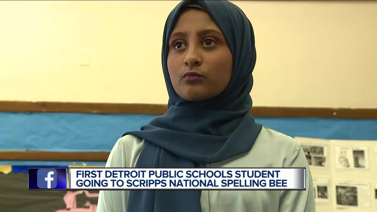 First ever Detroit public schools student in Scripps spelling bee