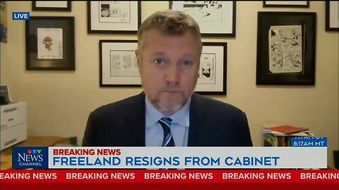 Freeland resigned and that means Champagne is the designated finance minister.