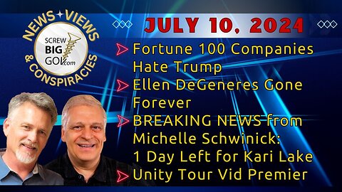 Fortune 100 Companies Hate Trump | Ellen DeGeneres Gone Forever | BREAKING: 1 Day Left for Kari Lake
