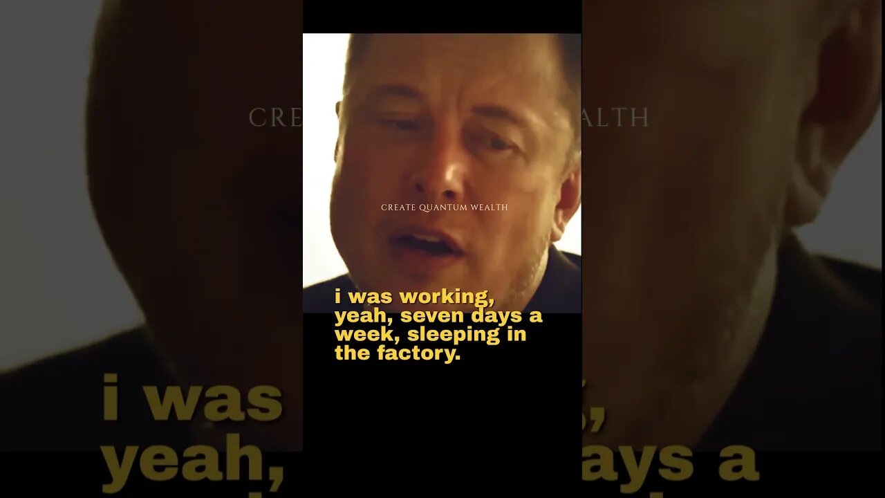 “It HURTS my Brain” | Elon Musk’s Work Ethics #elonmusk #mindset #focus #billionaire #shorts #wealth