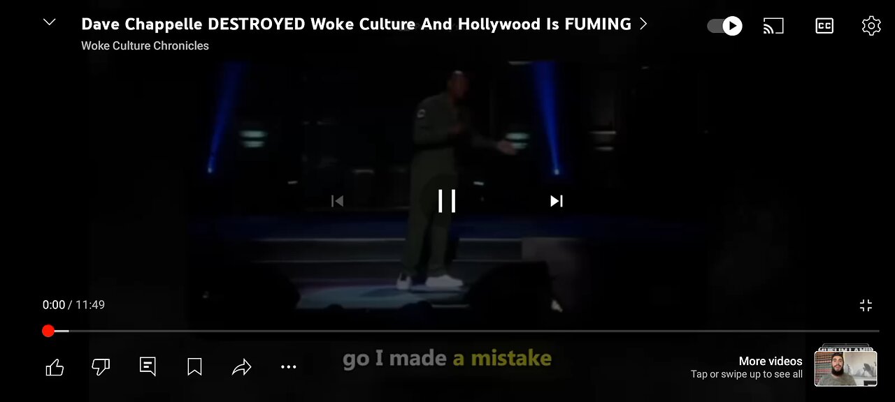 Dave Chappelle at it again cracking jokes on trans people but normt being overly doing it n so funny