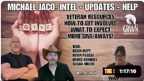 Michael Jaco & Kevin Hoyt discuss hurricanes, Elections, war, our veterans and how to get involved