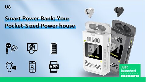 U8 Smart Power Bank: Your AI Pocket-Sized Power House