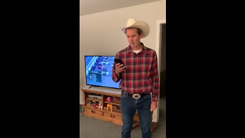 Cowboy speaks German