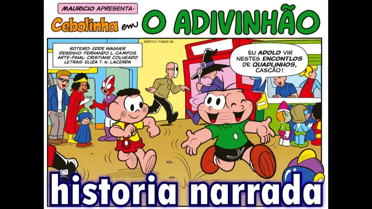 Cebolinha em-O adivinhão | Gibis do Rapha
