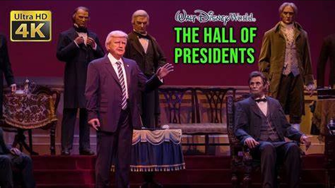 🎩 The Hall of Presidents with President Biden | Full Show 4K | Magic Kingdom Walt Disney World 🌟