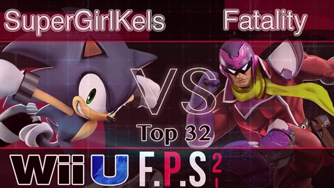 B0T|SuperGirlKels (Sonic) vs. FS|Fatality (C. Falcon) - Wii U Top 48 - FPS2