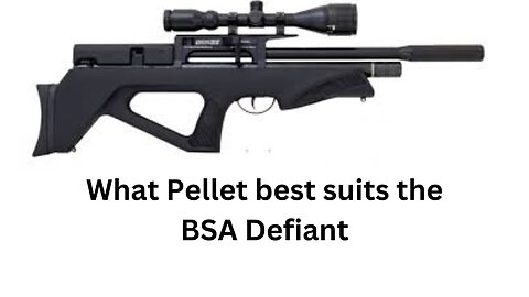What Pellet best suits the BSA Defiant