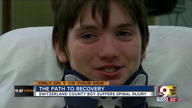 An injured 15-year-old's long road to recovery