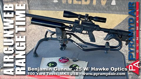 AIRGUN RANGE TIME - Benjamin Gunnar .25 - 54 FPE, testing at 100 Yards. Does it have what it takes?