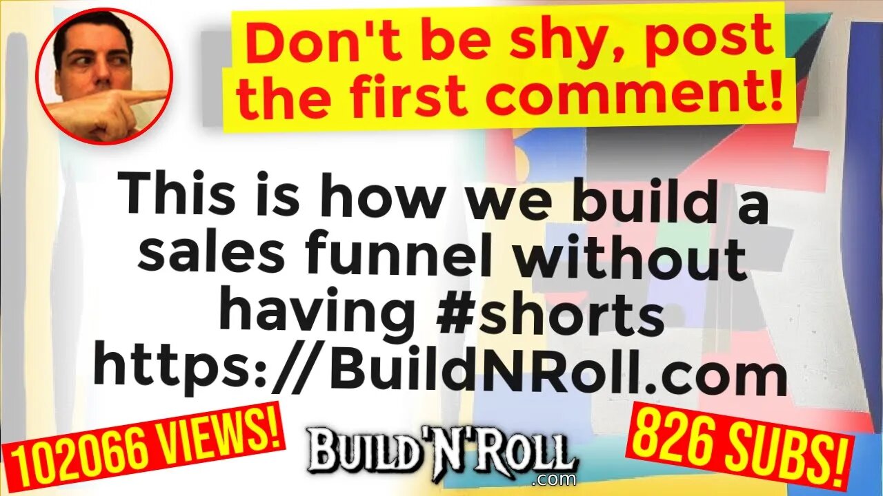 This is how we build a sales funnel without having #shorts https://BuildNRoll.com