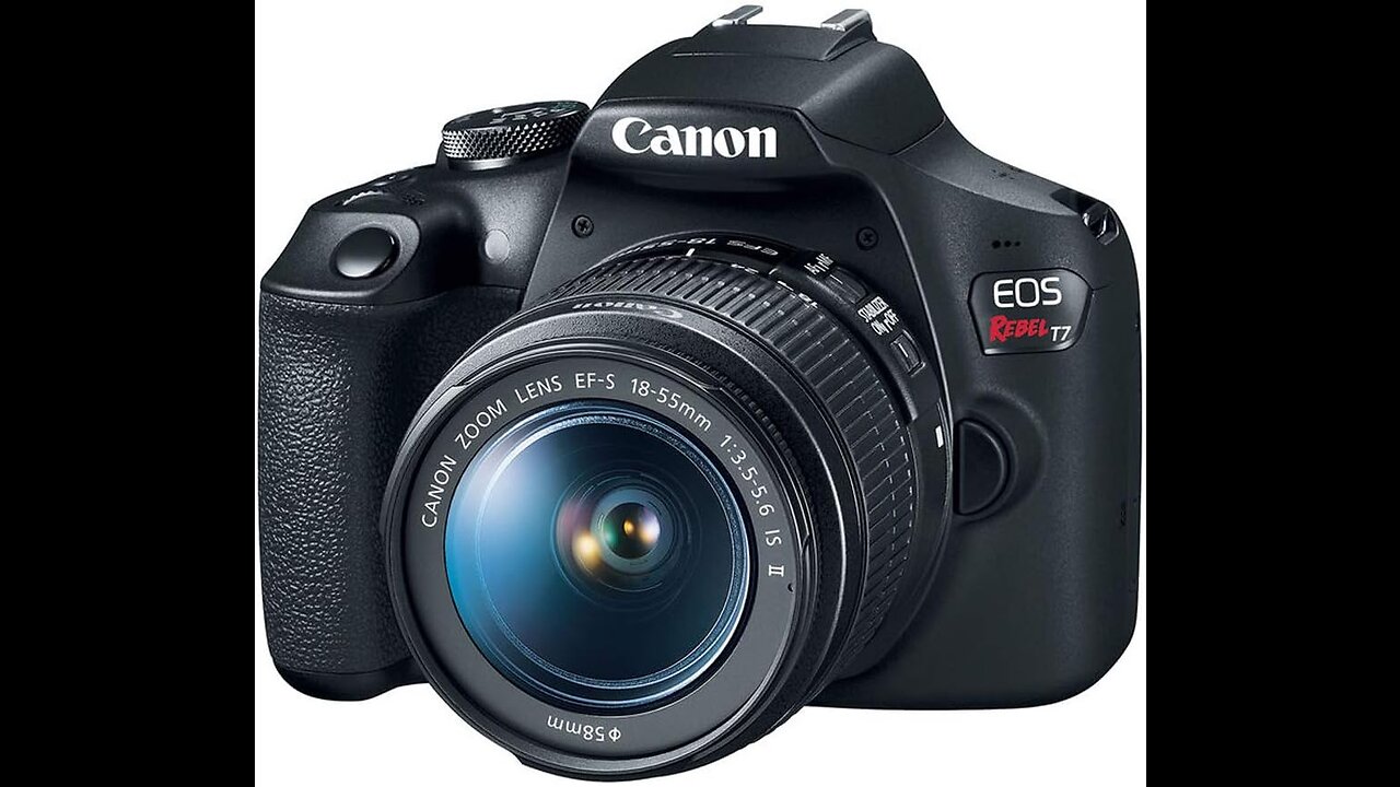 Step into Professional Photography: Canon EOS Rebel T7 with Full HD Video Capability