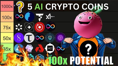 Top 5 AI Crypto Coins Set to EXPLODE 25X This Bull Run (Yes Really)