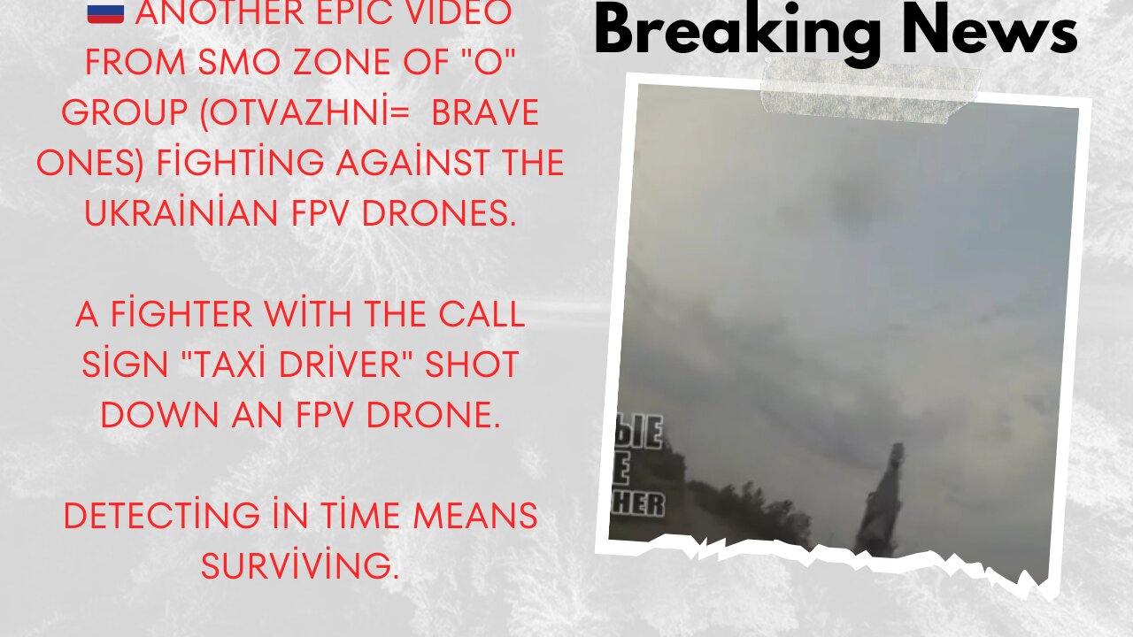 🇷🇺 Another epic video from SMO zone of "O" Group fighting against the Ukrainian FPV drones