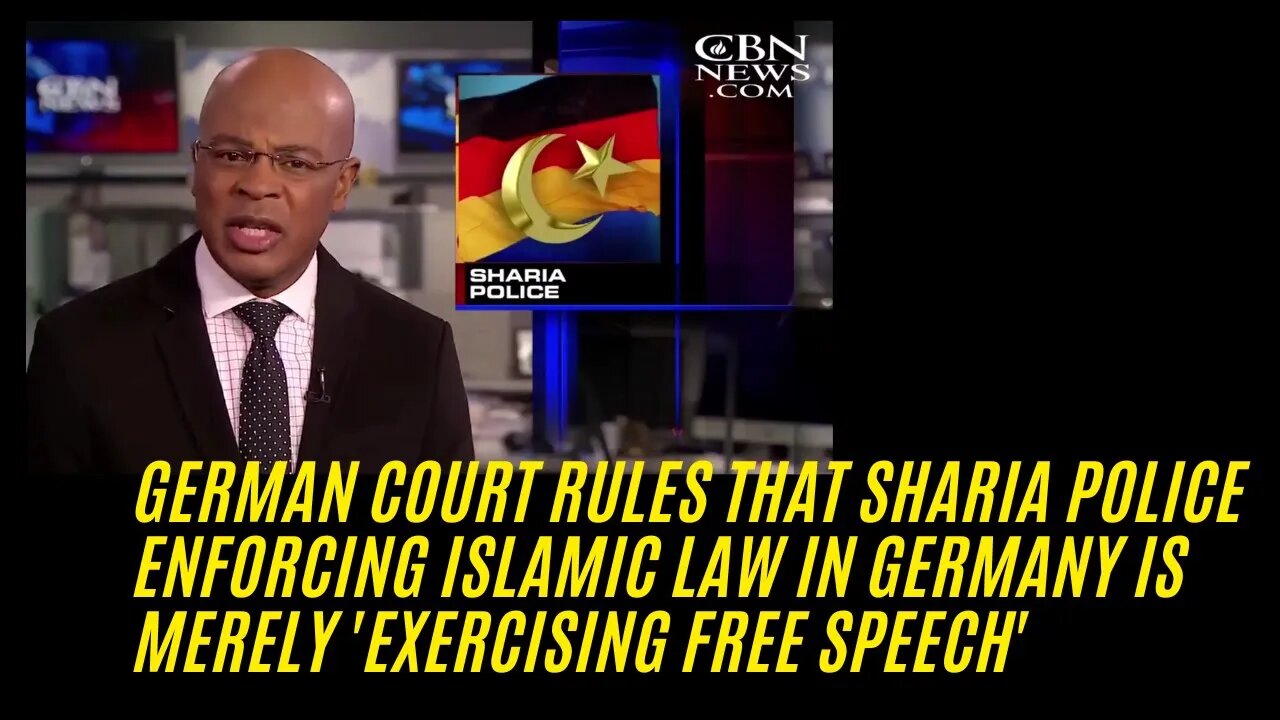 "A court in Germany has authorized a group of Sharia police to continue enforcing Islamic law"