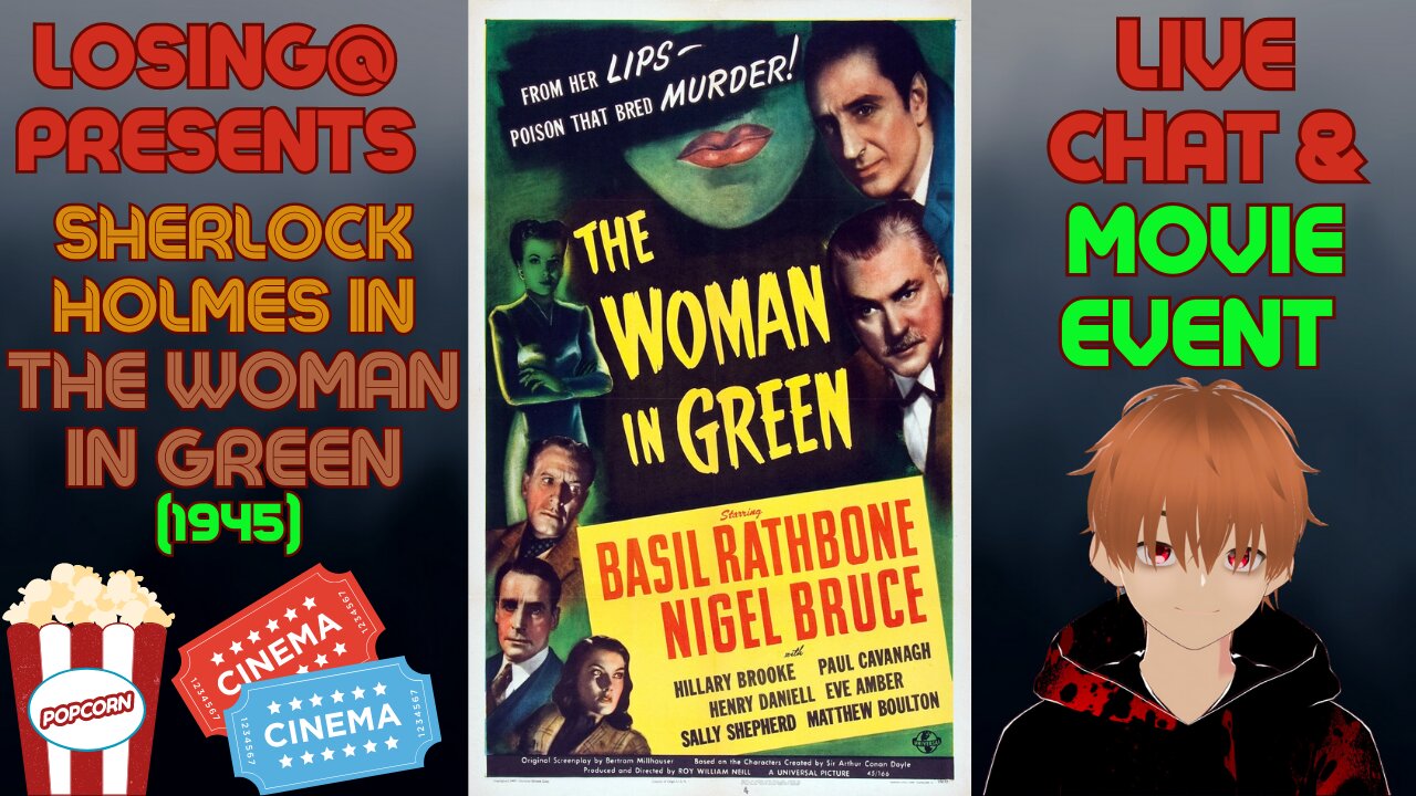 🔮🔍 Sherlock Holmes in The Woman in Green (1945) | Movie Sign!!! 🎥🧐