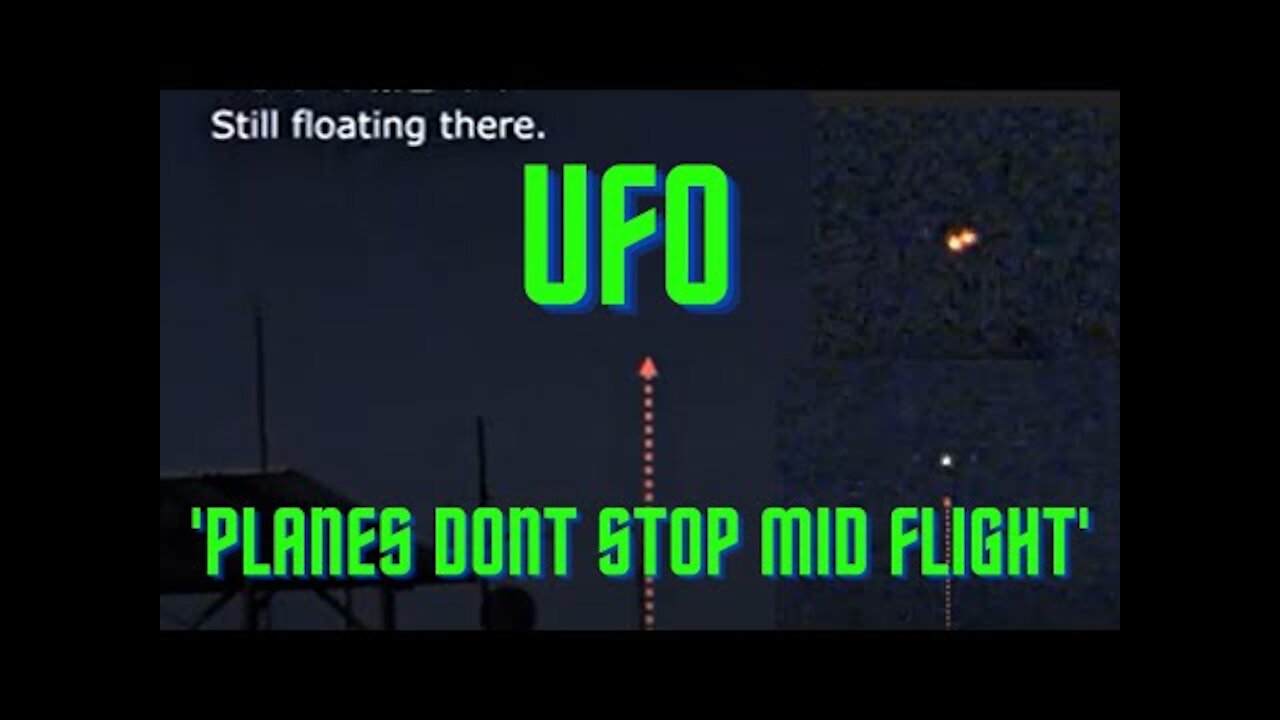 UFO Sighting 2021 - Stopped And Hovered For More Than A Minute