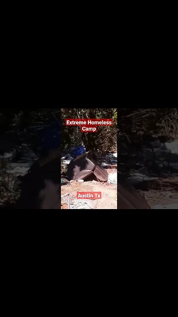 Extreme #homeless Camp #homelessness #austin #abandoned #pollution #abandonedplaces
