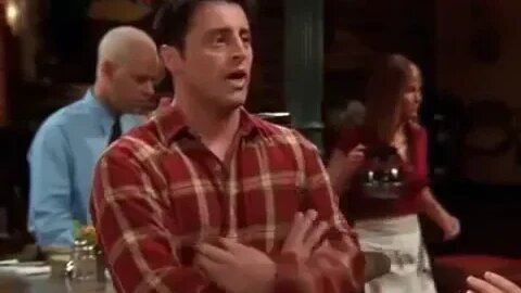 Joey from Friends uses "Quotation Marks" incorrectly