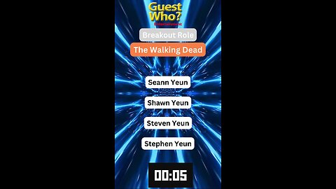 Guest This Actor #161 Like A Quick Quiz? | The Walking Dead