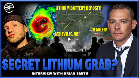 Stew Peters- The Lithium Motive: Hurricane Helene a Secret LITHIUM Land Grab?