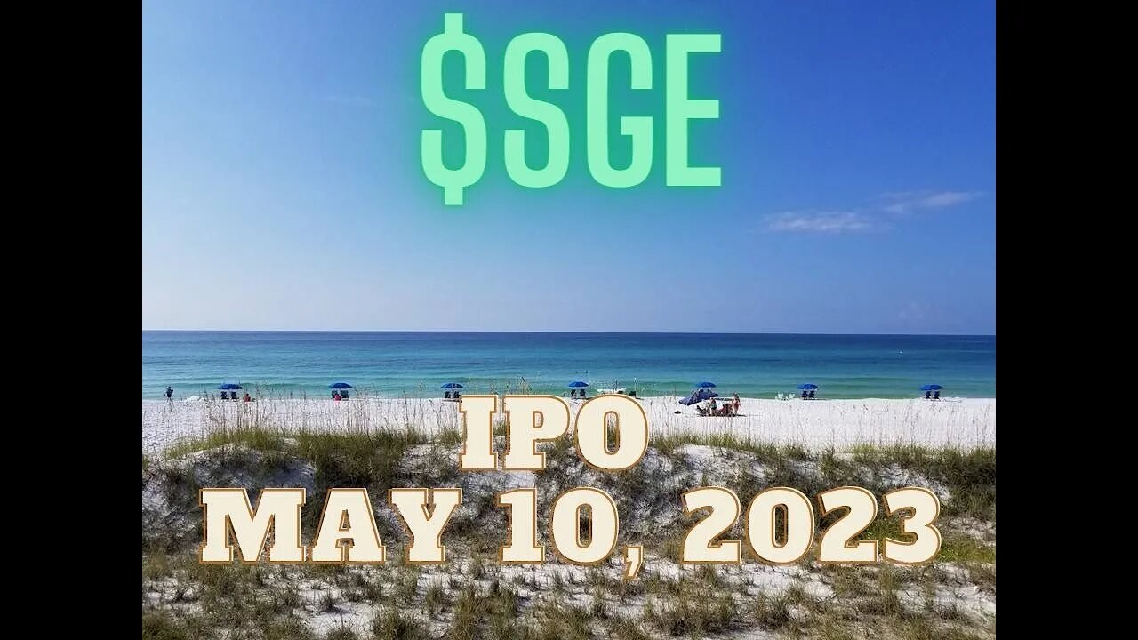 $SGE - Strong Global Entertainment, Inc. IPO May 10, 2023