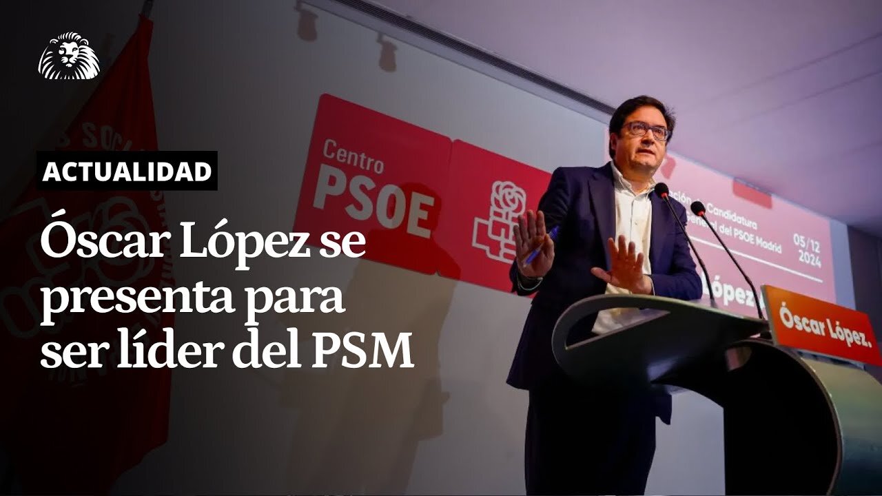 POLÍTICA | Óscar López, el ministro que quiere liderar el PSOE madrileño tras la dimisión de Lobato