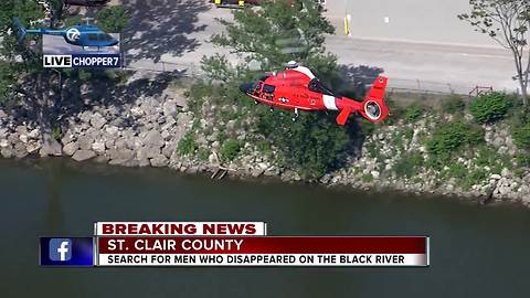 US Coast Guard conducting recovery operation for 2 men gone missing in Black River