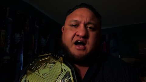 Samoa Joe announced he will relinquish his NXT Championship after sustaining an injury