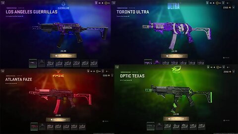 All CDL Team Pack Weapon Bundles - Out Now