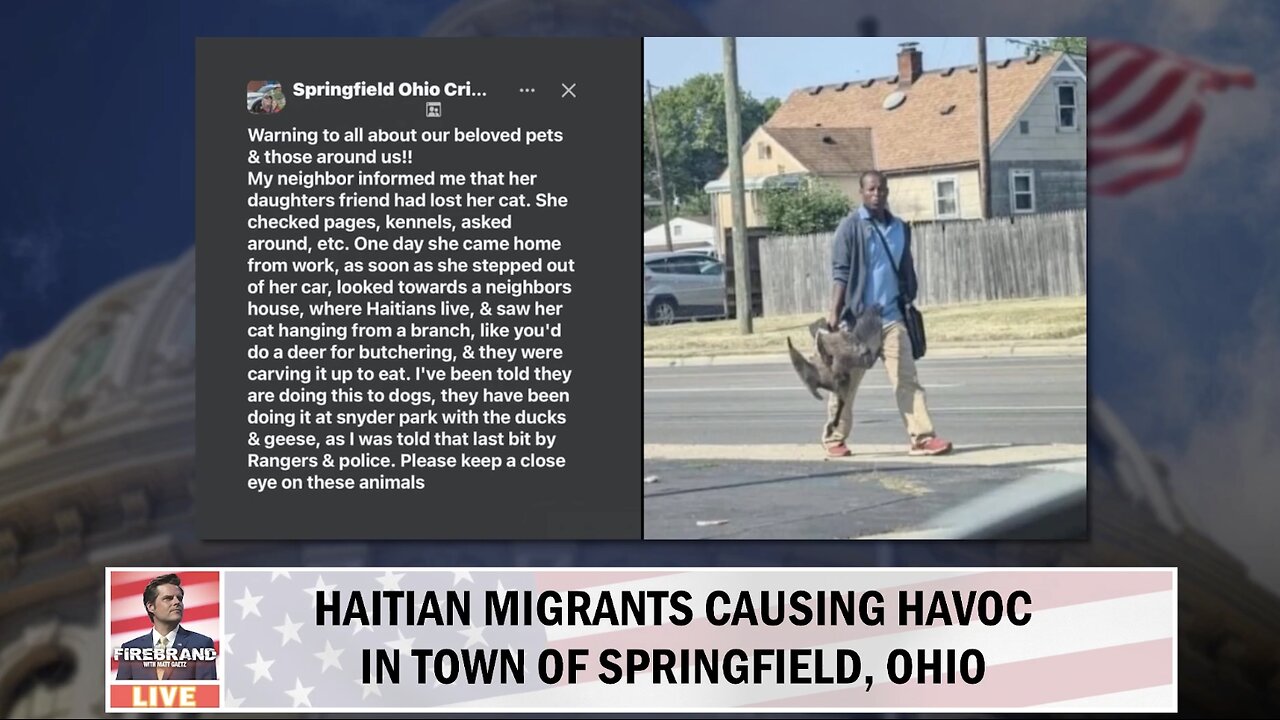 Haitian Migrants Causing HAVOC in Springfield, Ohio!