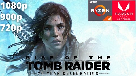 Rise of the Tomb Raider: 20 Year Celebration - Ryzen 3 3200G Vega 8 & 16 GB RAM/8 GB RAM/1X8 GB RAM