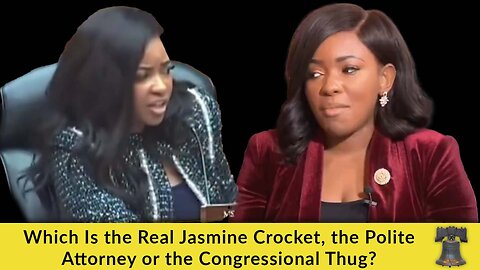 Which Is the Real Jasmine Crocket, the Polite Attorney or the Congressional Thug?