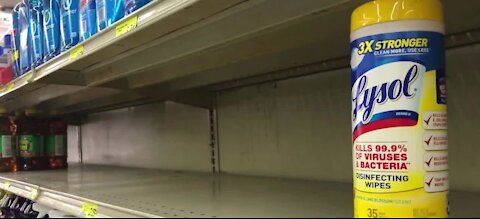 Major grocers limit purchases amid COVID related rush