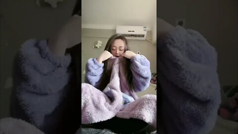 Chinese Girl Discovers Something Amazing Inside Her Pajamas