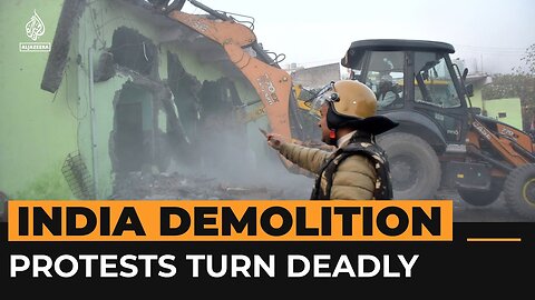 Illigal Mosque demolition sparks deadly protests in India | Al Jazeera Newsfeed