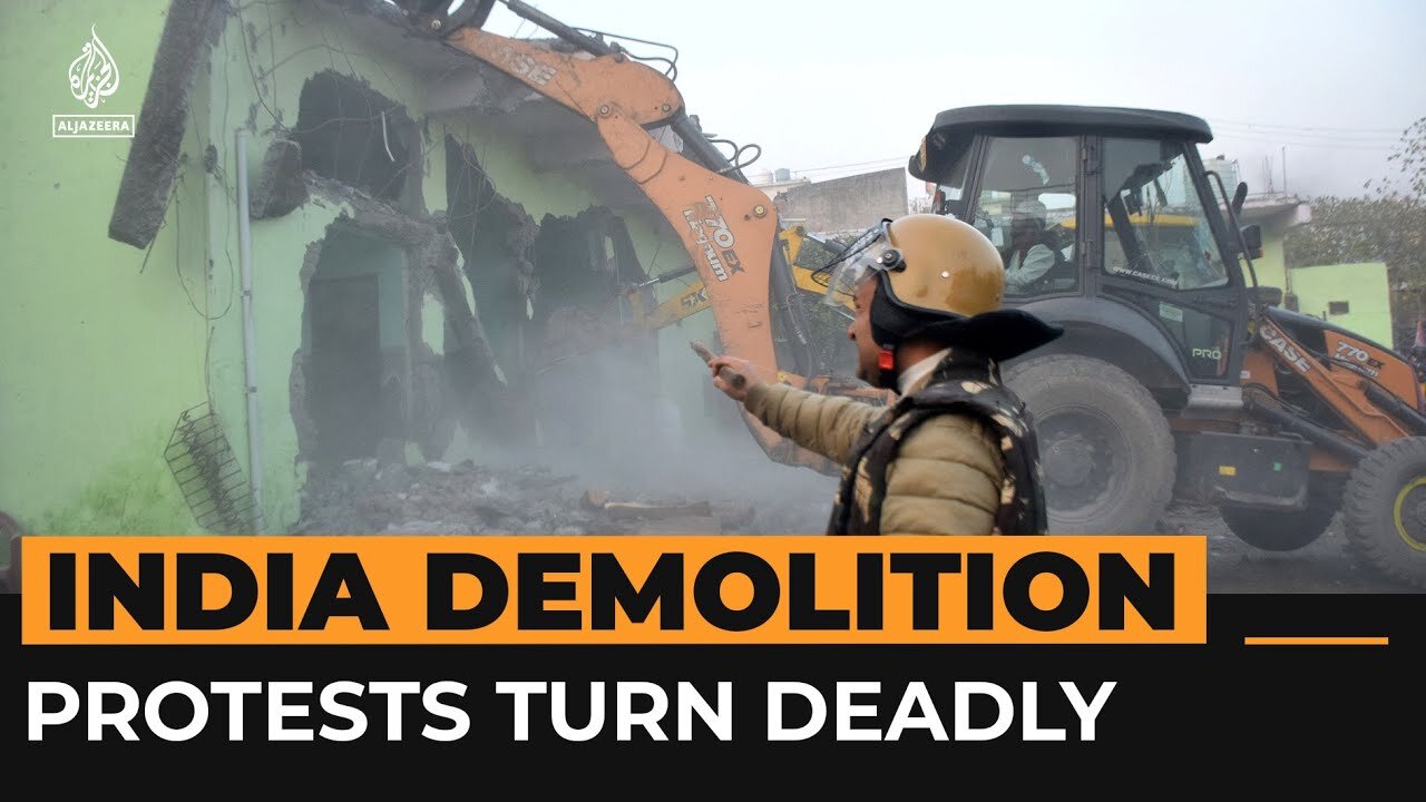 Illigal Mosque demolition sparks deadly protests in India | Al Jazeera Newsfeed