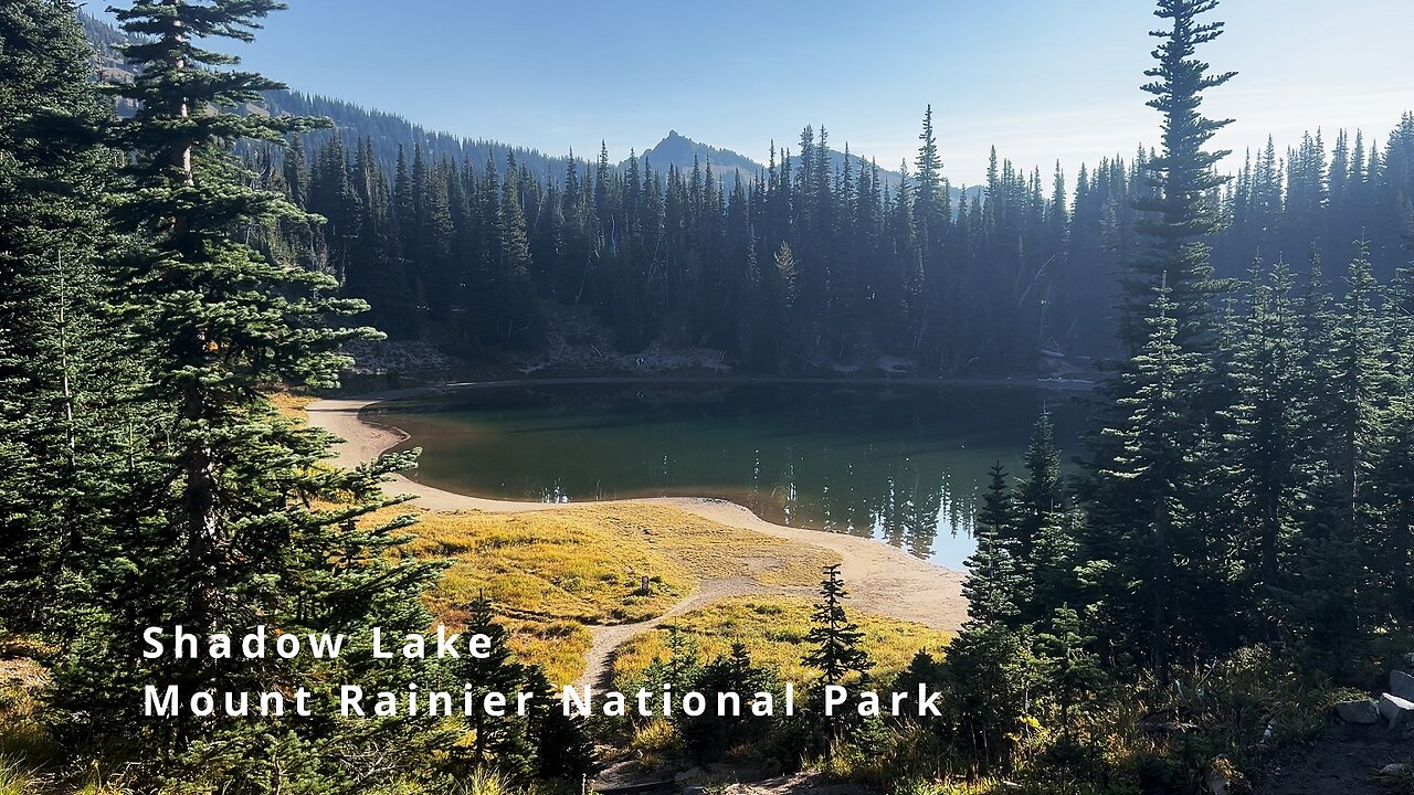 Shoreline & Overlook Perspectives of Shadow Lake @ Mount Rainier National Park! | 4K | Washington